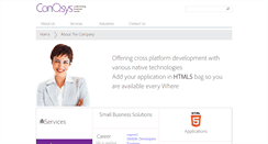 Desktop Screenshot of conqsys.com